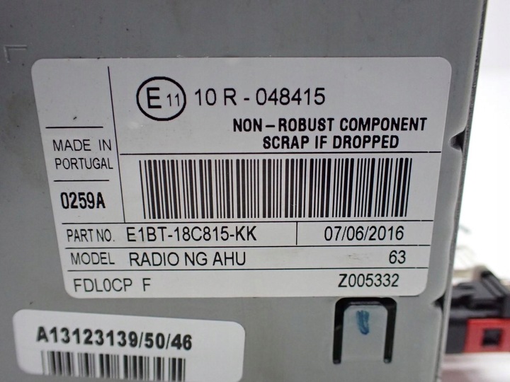 фото №11, Навигация навигация радио оригинал рестайлинг f1ct-14f239-aa ford c-max mk2 ii 16r