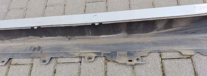 фото №9, Bmw 4 f36 gran купе 14-17 правая планка пороговая 7314640 a83 glacier серебро