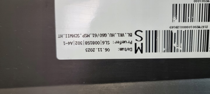 фото №13, Накладка бампера зад bmw 5 g60 g61 м-пакет