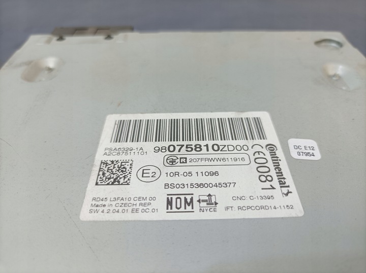 фото №6, Citroen c-elysee радио cd заводские 98075810