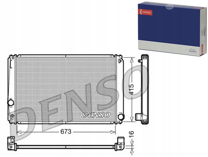 фото №2, Радіаторів двигуна denso drm50051