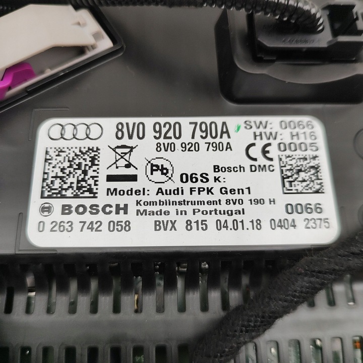 фото №9, Audi a3 s3 8v 2018 спідометр  / спідометр