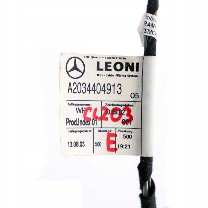фото №9, Mercedes cl203 джгут задньої кришки a2034404913