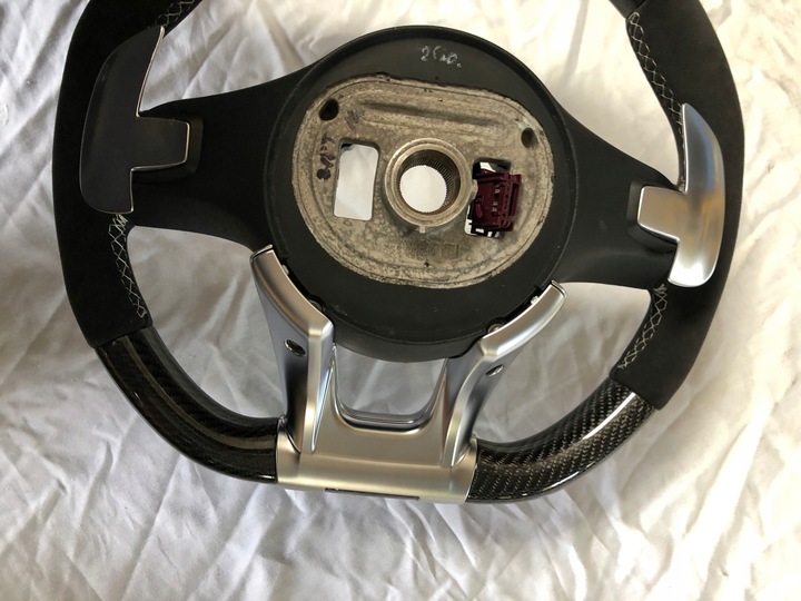 фото №8, Mercedes s w222 amg кермо карбон алькантара