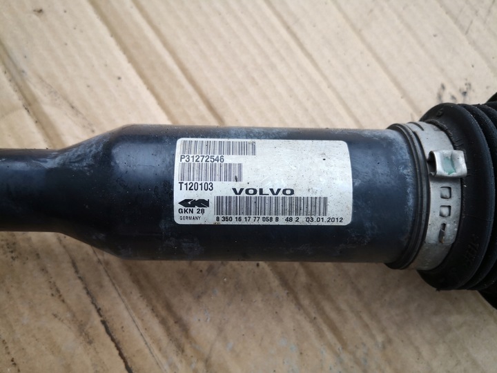 фото №9, Піввісь права передня volvo xc60 i 2.4 d3 d4 d5 p31272546