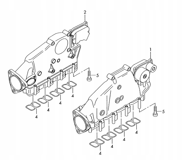 фото №13, Колектор регулятор l a8 d3 4.0 tdi ase 057129712ab