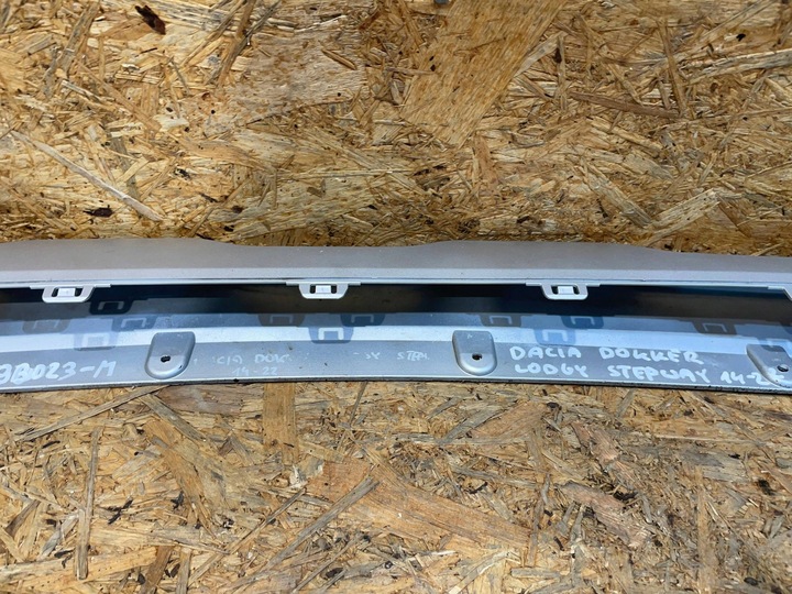 фото №7, Dacia доккер lodgy stepway 14-22 спойлер планка накладка бампера перед