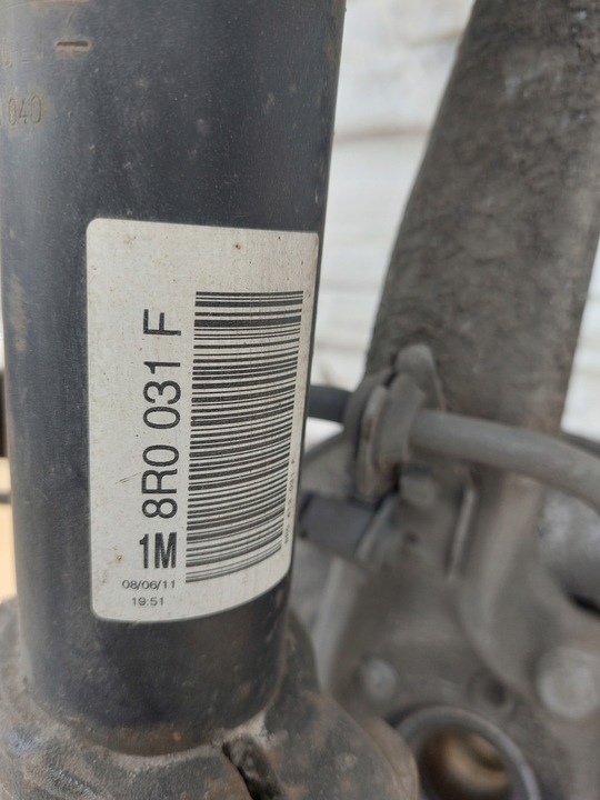 фото №7, Q5 8r амортизатор mcpherson  поворотна опора праві перед 8k0407242q