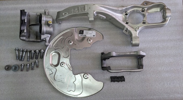 фото №1, M нова оригінал поворотна опора захист скоба супорт merc ml w167 gle gls 16726r