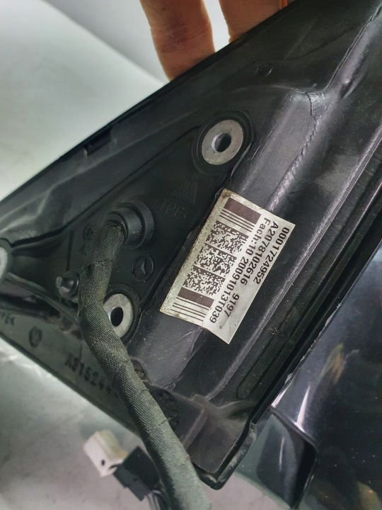 фото №8, Дзеркало праве mercedes e-klasa купе w207 11 pin 197u 09-10r