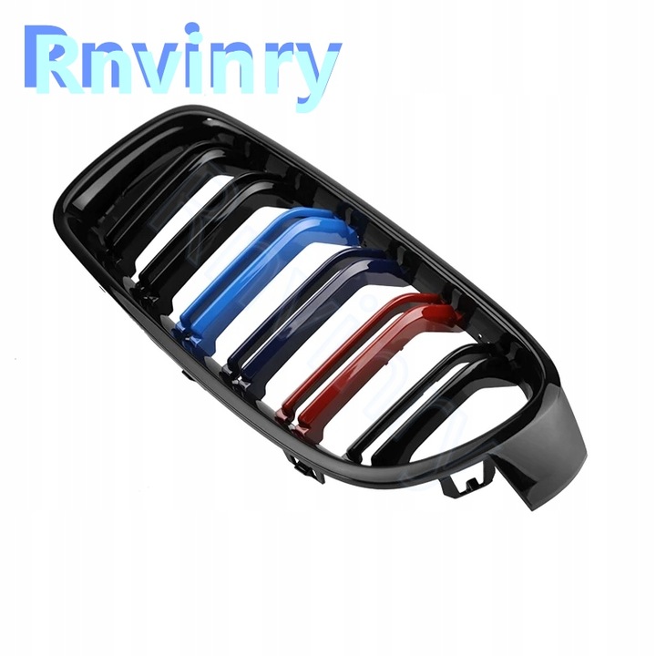 фото №6, Решітка передньої бампера rnvinry подвійна планка do bmw f30 f31 f35 3 серія