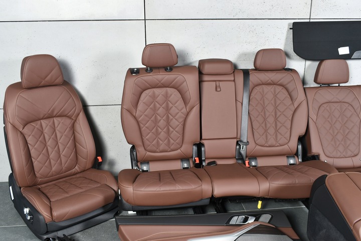 фото №9, Bmw x7 g07 lci сиденья сиденье салон средство 6 мест коричневое комфорт 18km!