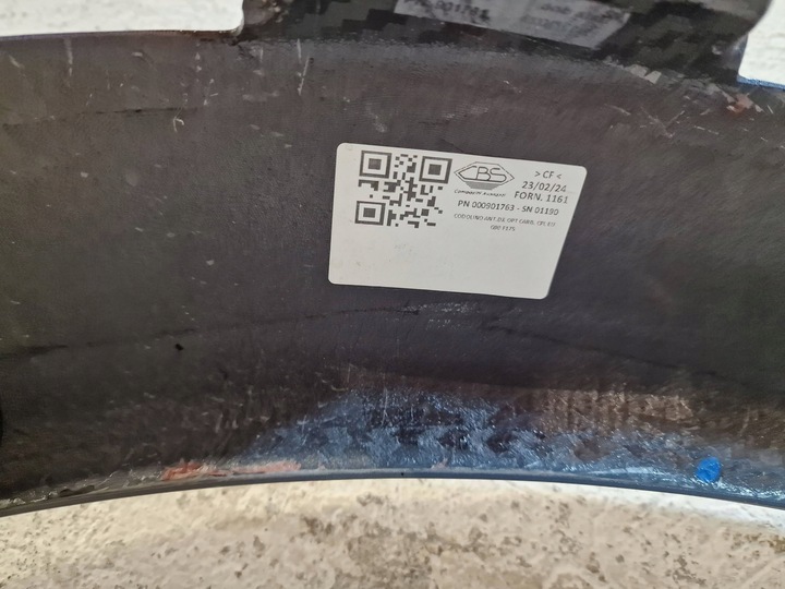 фото №11, Ferrari purosangue планка крыльев правая карбон