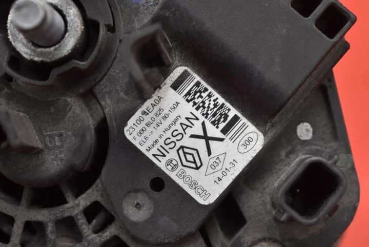 фото №6, Генератор 231004ea0a nissan qashqai 2 ii 1.5 dci 110 km 13-20