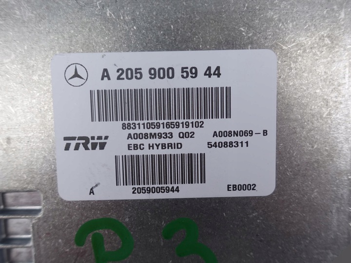 фото №10, Mercedes c w205 насос abs esp ebc trw жёлтая новая