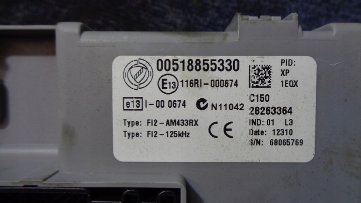 фото №8, Компьютер замок зажигания bsi fiat doblo 2 ii 1.6 16v m-jet 2010-