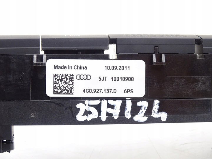 фото №3, Панель переключатель кнопка pdc esp старт / сплав audi a6 c7 4g 4g0927137d