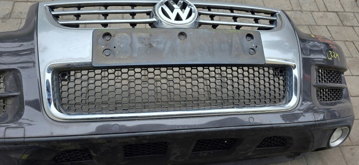 фото №14, Бампер передний перед vw touareg 7l i рестайлинг 06-10 pdc lr7m