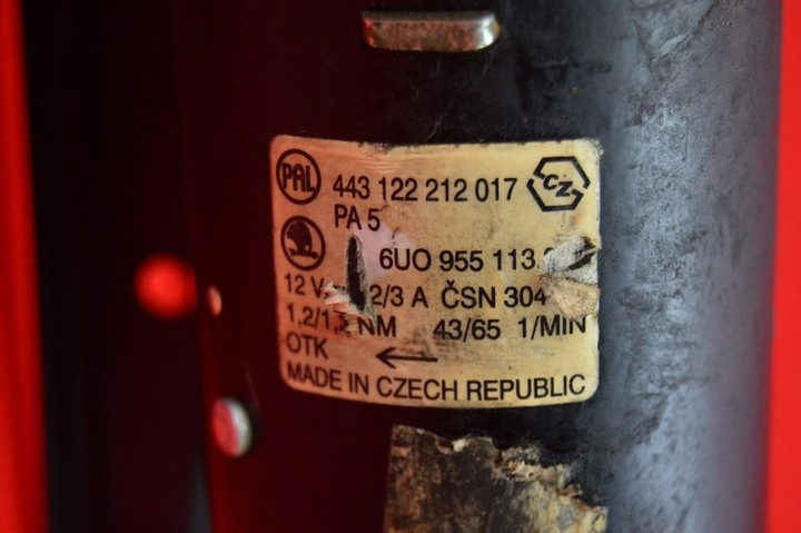 фото №5, Механизм моторчик дворник перед eu 443122211019 skoda felicia 94-00