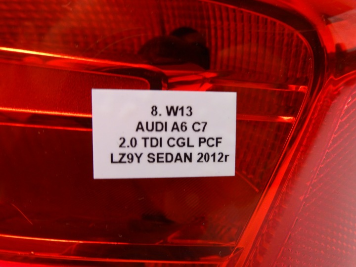 фото №9, Правая фара правое зад задняя audi w крыло a6 c7 sedan 4g5945096