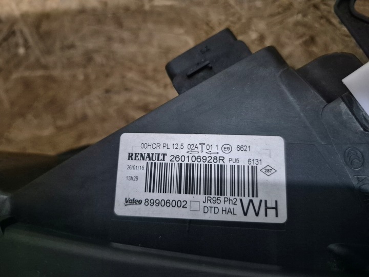 фото №11, Renault scenic iii 3 рестайлінг 12-15r лампа передня перед права оригінальна