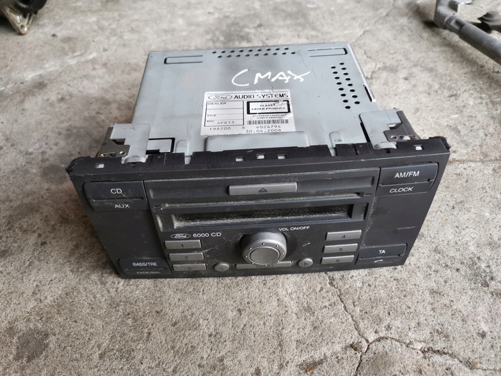 фото №1, Радіо cd 8m5t-18c815-db 6000cd ford c-max mk1