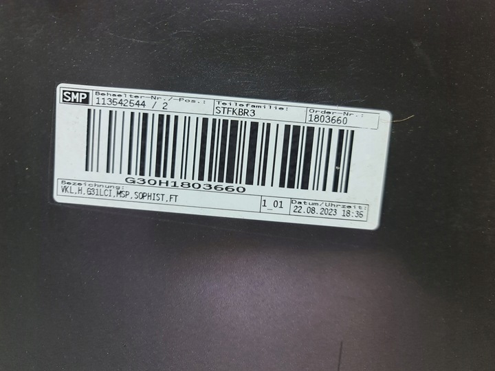 фото №13, Bmw 5 g30 м-пакет pdc lci рестайлінг 21- бампер зад задній 8098688