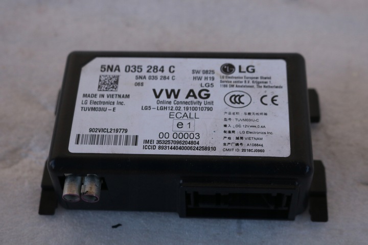 фото №1, Vw блок керування usług online 5na035284c ,