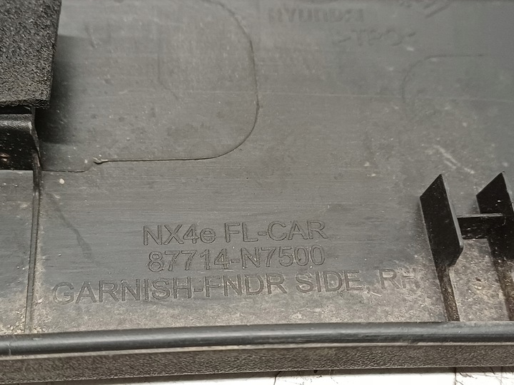 фото №8, Hyundai tucson 4 iv 20- планка крила праві перед 87714n7500