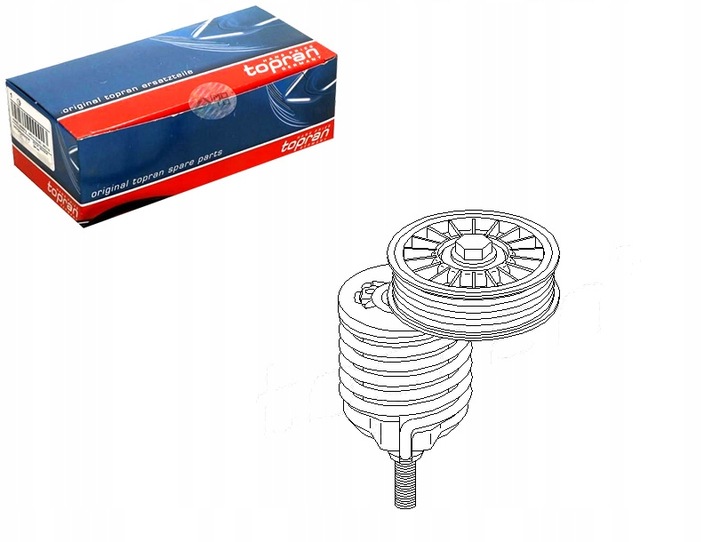 фото №1, Topran натяжитель ремень многоручьевая audi a4, a6