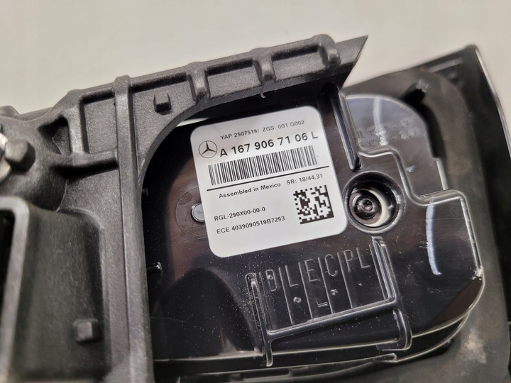 фото №10, Mercedes gls 167 led лампа ліва задня зад w кришка багажника