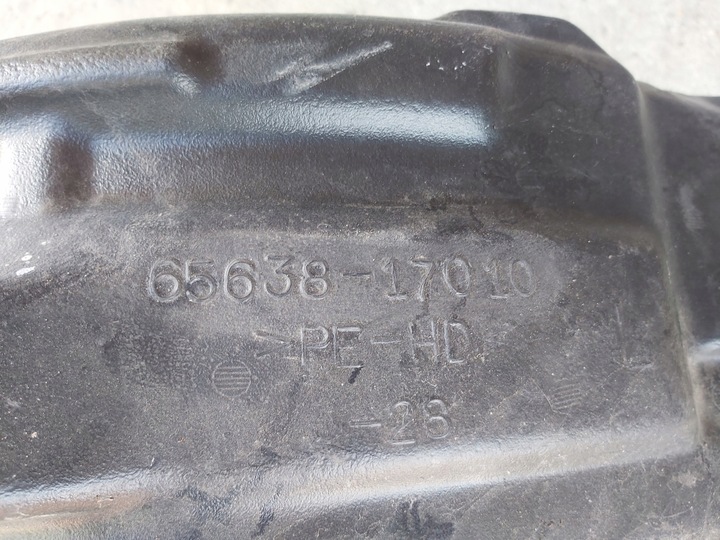 фото №5, Toyota mr2 zzw30 підкрилок лівий зад 65638-17010