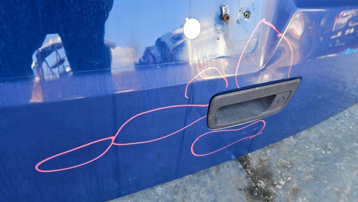 фото №6, Renault kangoo ii iii 08- зад задня кришка багажника