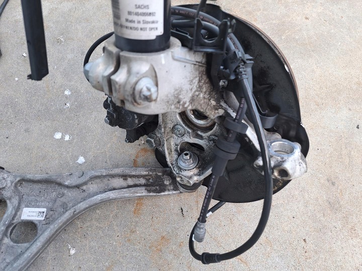 фото №5, Mercedes w247 поворотна опора права перед важіль комплект