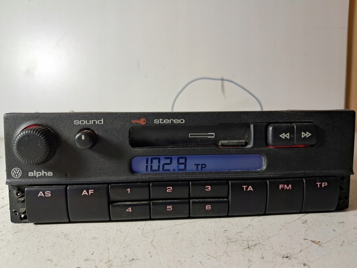 фото №1, Радио alpha vw volkswagen golf iv polo lupo bora passat b4 b5