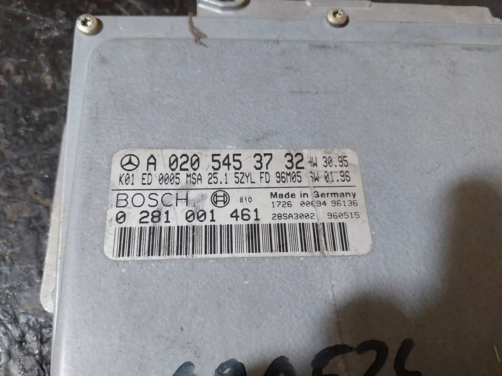 фото №12, Блок керування двигуна / модуль ecu mercedes-benz e w210 2.5td a0205453732