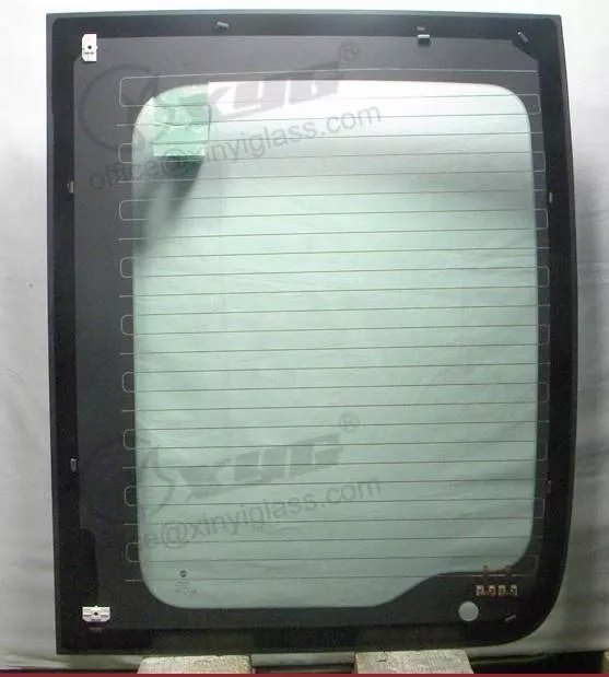 фото №1, Стекло задняя fiat doblo 2010- с подогревом левая з отверстие