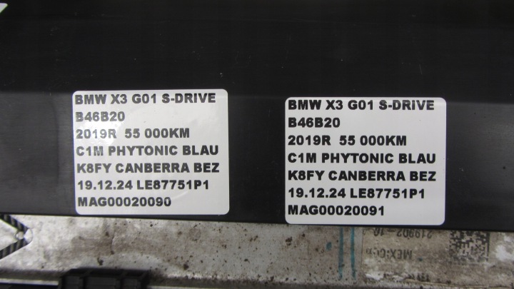 фото №8, Bmw x3 g01 g02 3.0 2.0 b46 комплект радиатор (охлаждение + кондиционер) вентилятор бензин