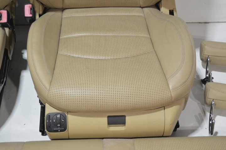 фото №14, Сидіння обшивки комплект amg mercedes cls w219 584 exclusive leather - коричневий