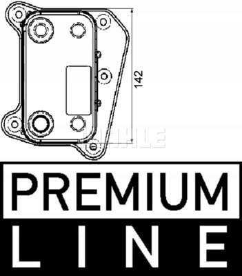 фото №1, Радіатор масла двигунний mahle clc 38 000p