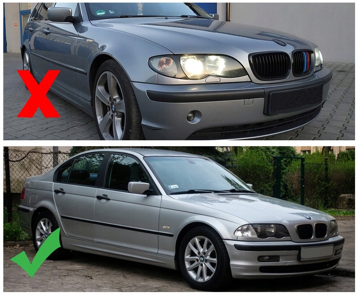 фото №14, Решётка радиатора решётки радиатора bmw e46 sedan 98-01 блеск м-пакет решётка радиатор p+l gloss