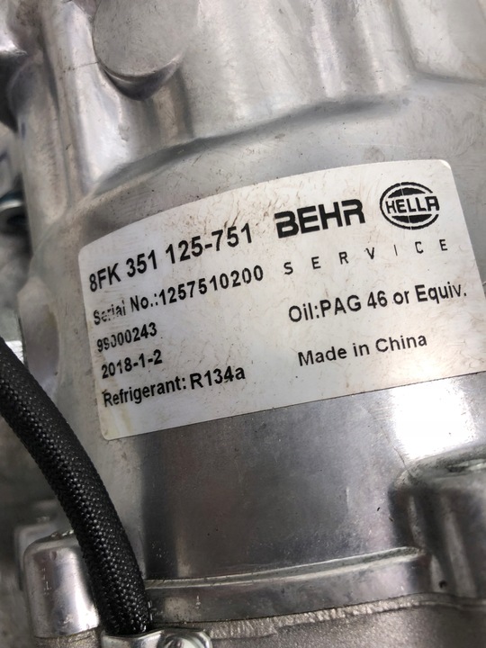 фото №7, Компресор компресор кондиціонера hella vw golf iv audi a3 8fk351125