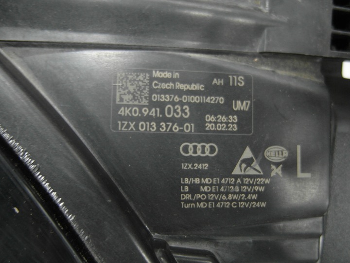 фото №13, Audi a6 c8 4k0 ful;l led идеальная лампа передняя левая 4k0941033 nr72