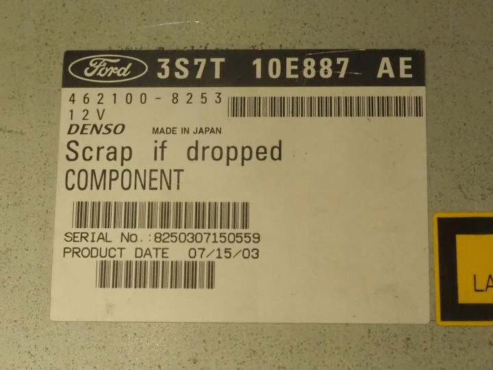 фото №7, Проигрыватель dvd считыватель навигация ford mondeo mk3 рестайлинг 3s7t10e887ae