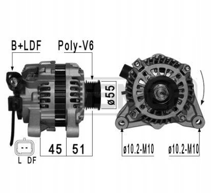 фото №1, Era генератор -messmer citroen, fiat,peugeot