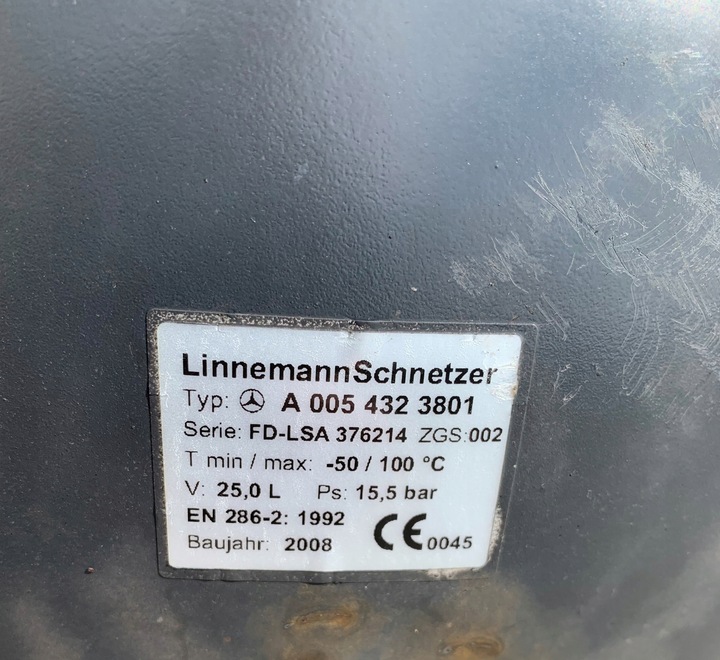 фото №10, Бак повітря butla 25l 10l 4l atego 2 ii 818