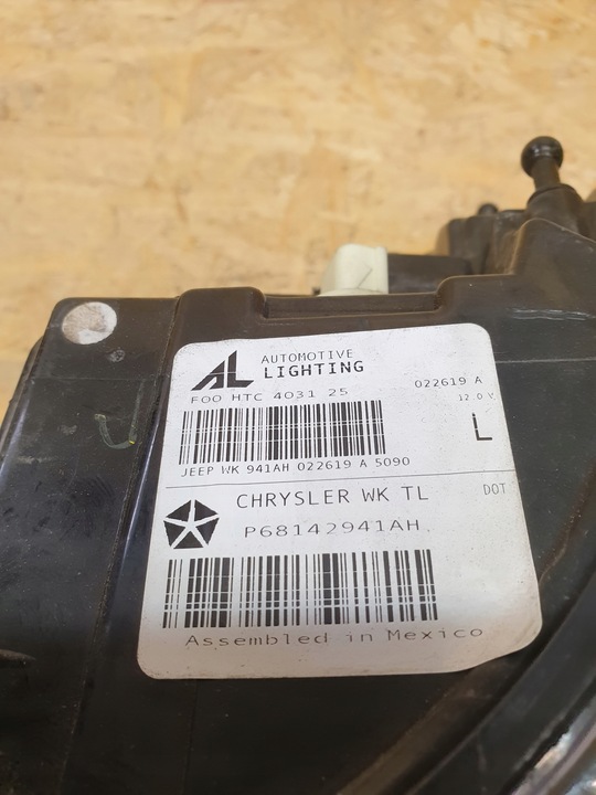 фото №11, Grand cherokee wk2 рестайлінг srt лампа лівий зад комплект p68142941ah p68142945ai