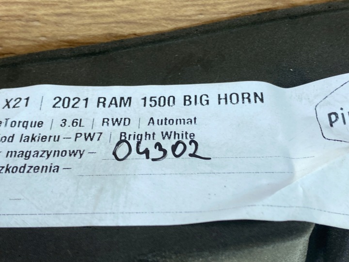 фото №6, Крышка пена двигателя dodge ram 1500 2019+ usa