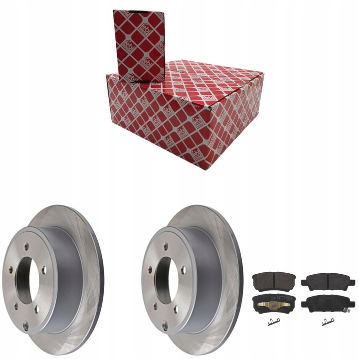 фото №1, Диски + тормозные колодки зад do chrysler sebring dodge caliber jeep compass patriot