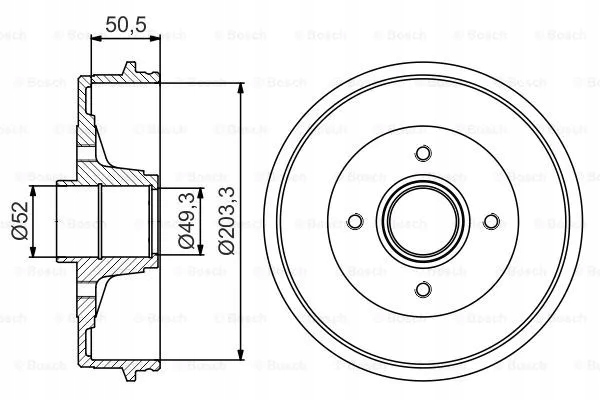 фото №14, Барабан тормозной bosch 0986477210 8200243735